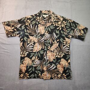 VTG Tori Richard Hawaiian Shirt Men M 100% Cotton Lawn Floral S/S Beach USA